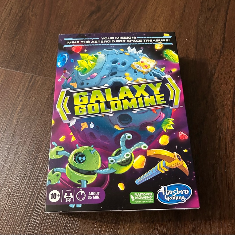 Galaxy Goldmine Strategy Card Game By Hasbro Gaming 10+ NEW